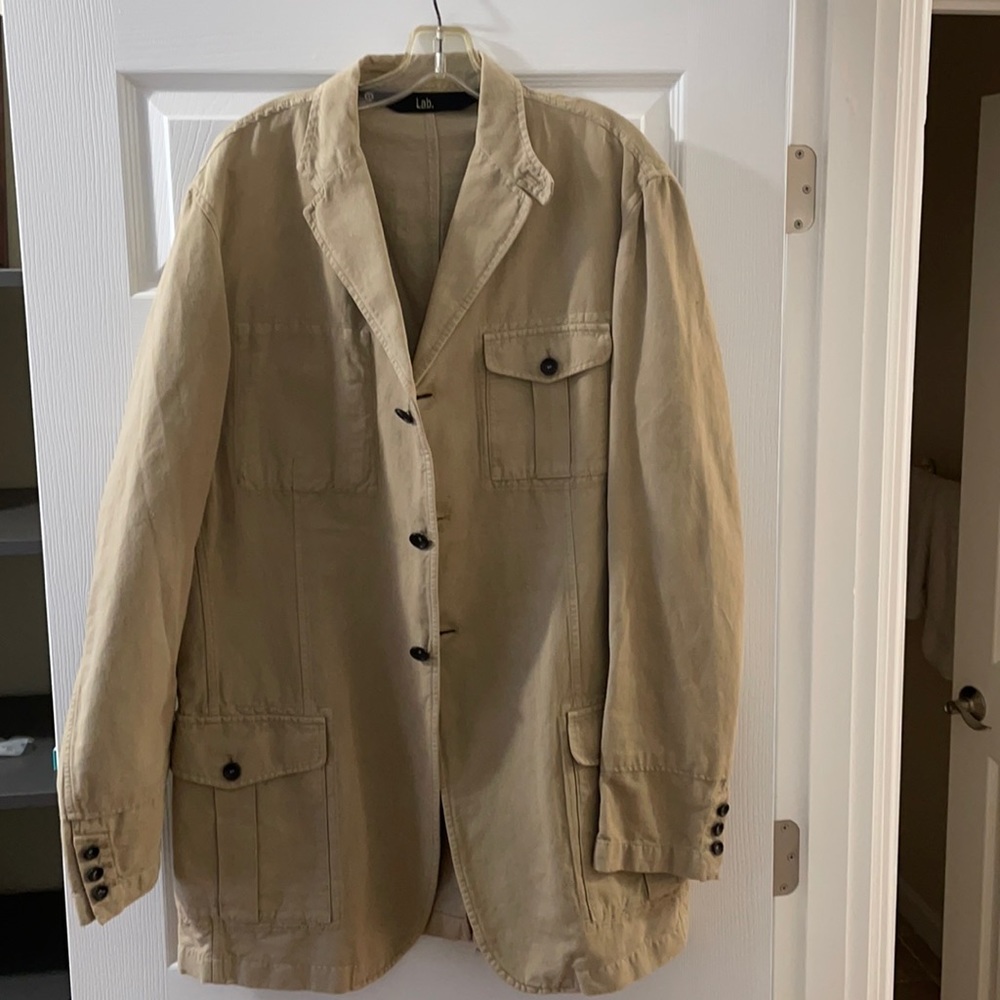 Custom made sport coat from LAB…made in Italy…similar to size 56 euro size